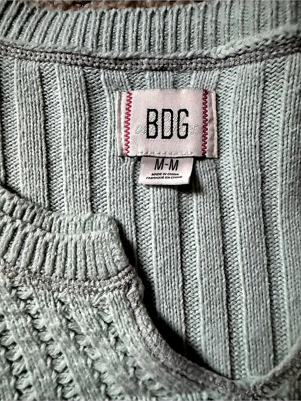 BDG Ribbed Crew Neck Sweater - Picture 4 of 4